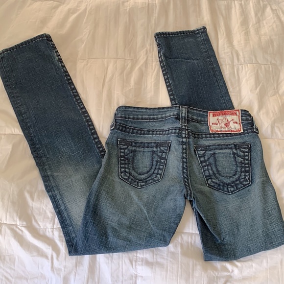 Y2K True Religion Straight Cut Jeans - Picture 2 of 15